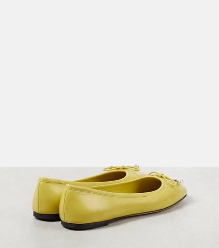 Jimmy Choo Elme bow-detail leather ballet flats 3