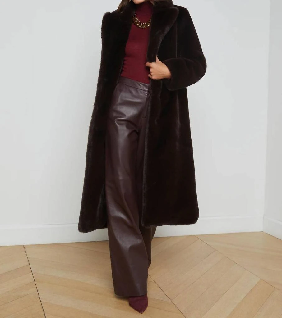 L'Agence L'Agence - Lizbeth Faux Fur Jacket 1
