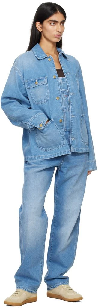 Carhartt WIP Blue Michigan Denim Jacket 4
