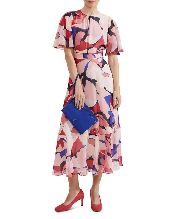 HOBBS LONDON Freya Printed Silk Dress 2