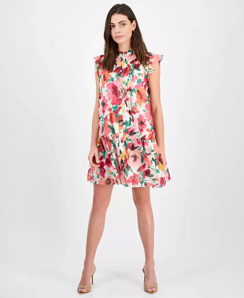 Shop Women's Floral-Print Ruffle-Sleeve Mini Dress on Sale at BeyondStyle   Get 84% Off Women's Floral-Print Ruffle-Sleeve Mini Dress with Limited-Time  Flash Deals, Exclusive Discounts, and Special Offers. Enjoy Unbeatable  Savings on
