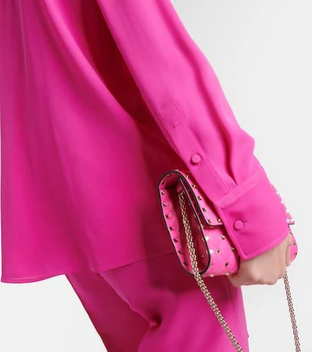 Valentino Tie-neck silk georgette blouse 5