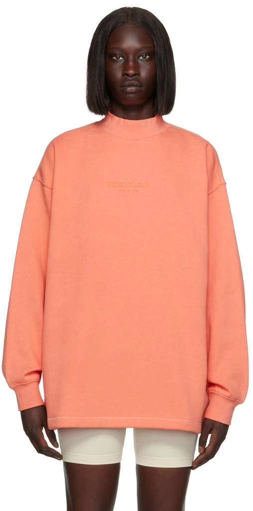 Fear of God ESSENTIALS Pink Relaxed Sweatshirt 1