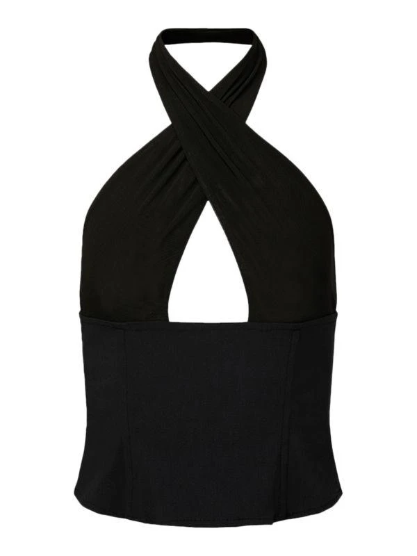 WeWoreWhat Halter Corset Top 5