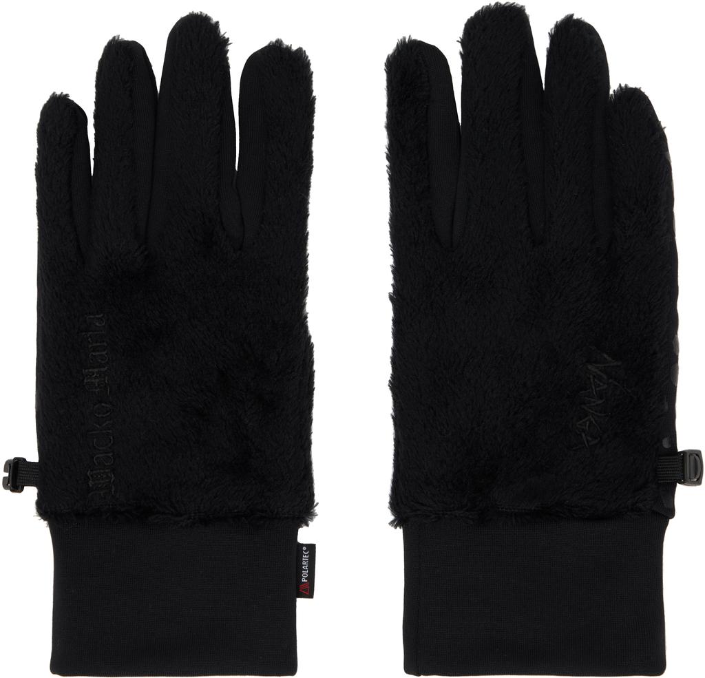 Wacko Maria Black NANGA Edition Polartec Gloves