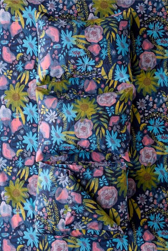 Urban Outfitters Twilight Flora Brushed Cotton Duvet Cover Set 5