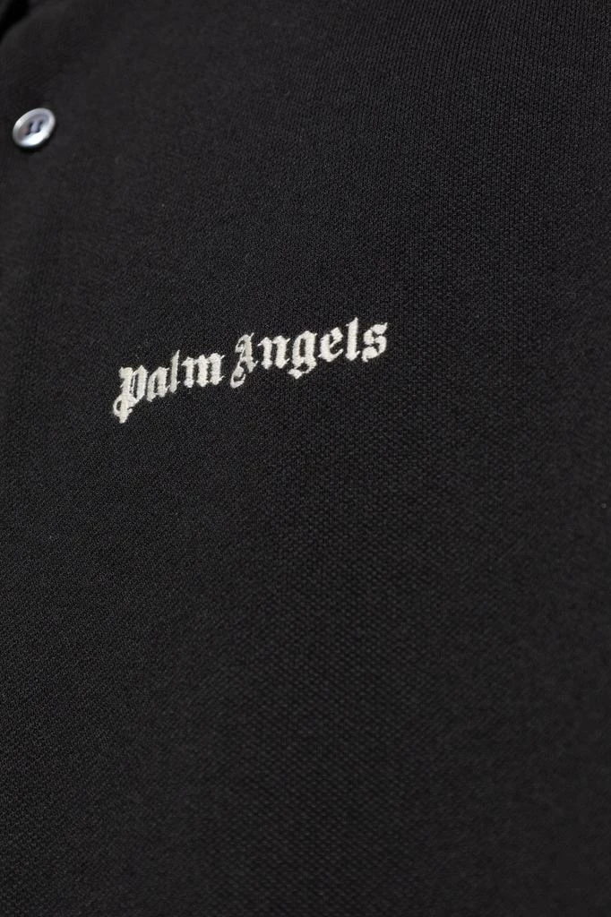 Palm Angels Palm Angels Logo Embroidered Polo Shirt 4
