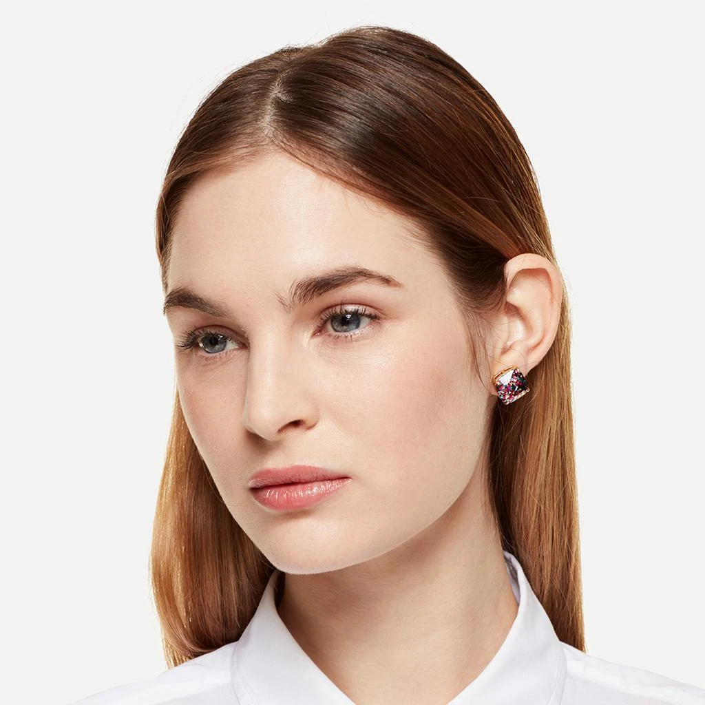 Kate Spade Women's Small Square Stud Earrings - Multi Glitter 3