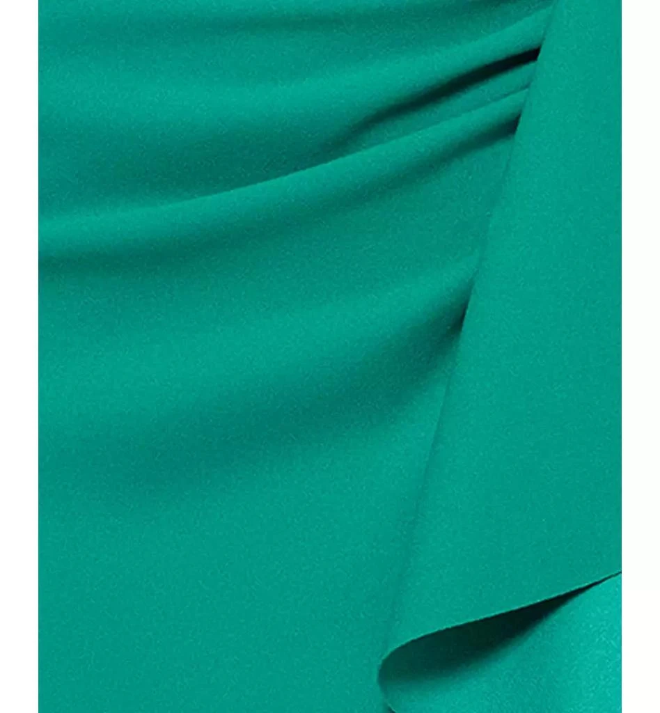 XSCAPE Women's Ruffled Side-Slit Scuba Crepe Gown 4