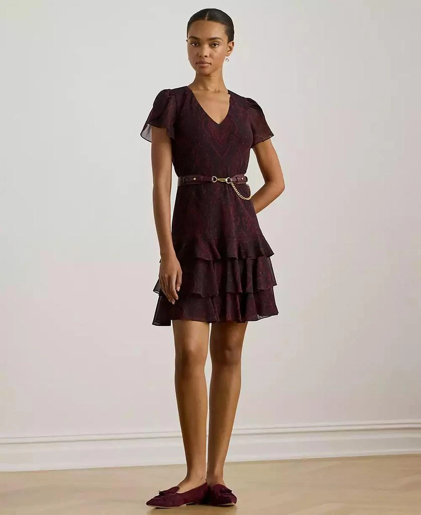 Ralph Lauren Women
s Paisley Drop-Waist Dress