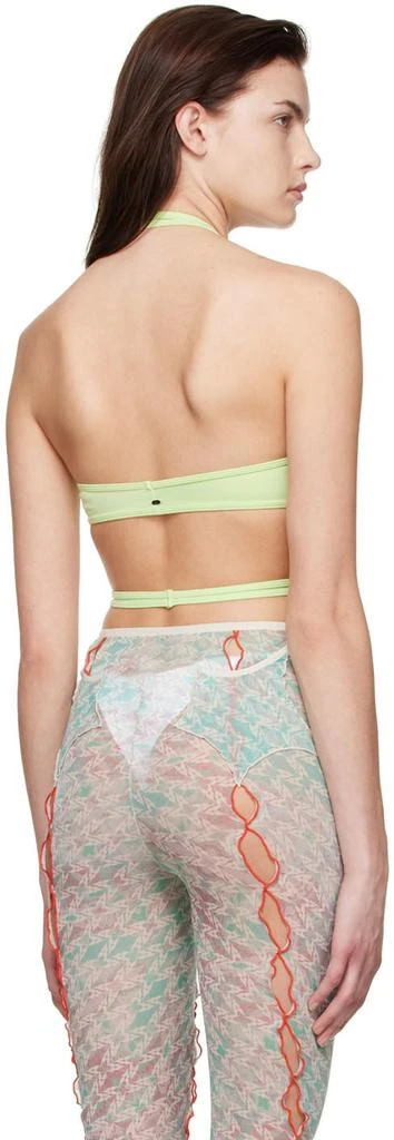 RUI SSENSE Exclusive Green Halter Sport Bra 3