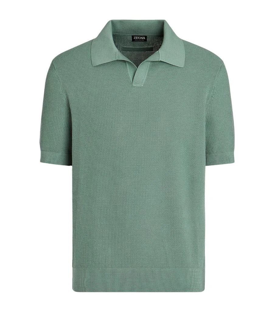 Zegna Premium Cotton Polo Shirt 1