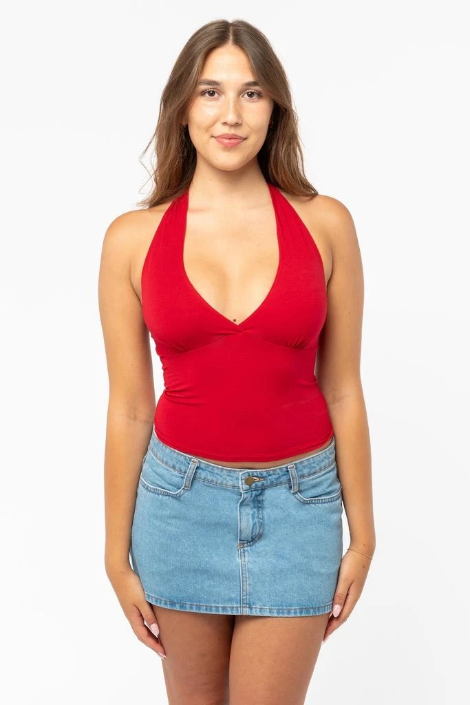 Los Angeles Apparel 8375 - Cotton Spandex Halter Top 5