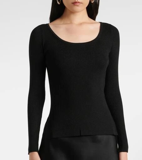 Max Mara Leisure Ondina lamé top 6