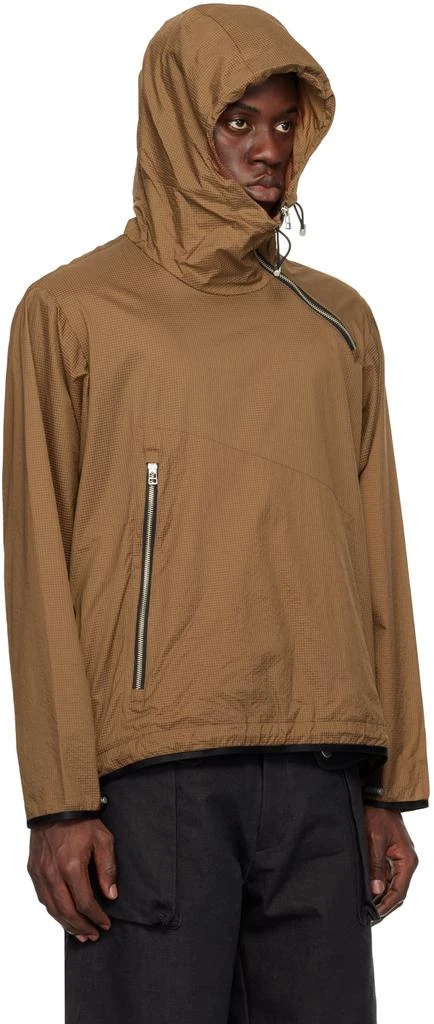 Omar Afridi Brown Half-Zip Jacket 2