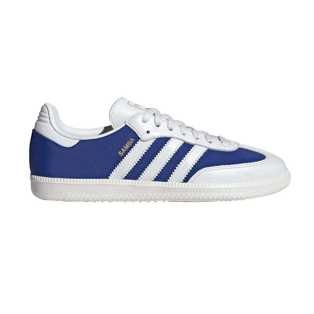 adidas gazelle silver green womens Adidas Samba OG Crystal White Active Blue Black GS – Shop Iconic Kicks main image 1