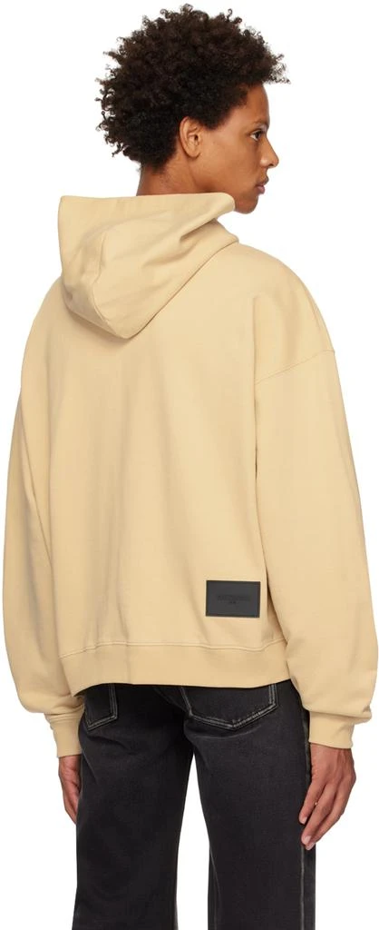 We11done Beige Basic Hoodie 3