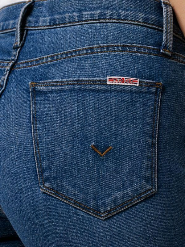 Hudson Natalie Mid Rise Super Skinny Ankle Jeans 5