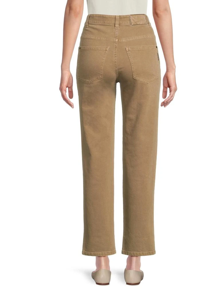 Brunello Cucinelli ​Cotton Straight-Leg Pants 2