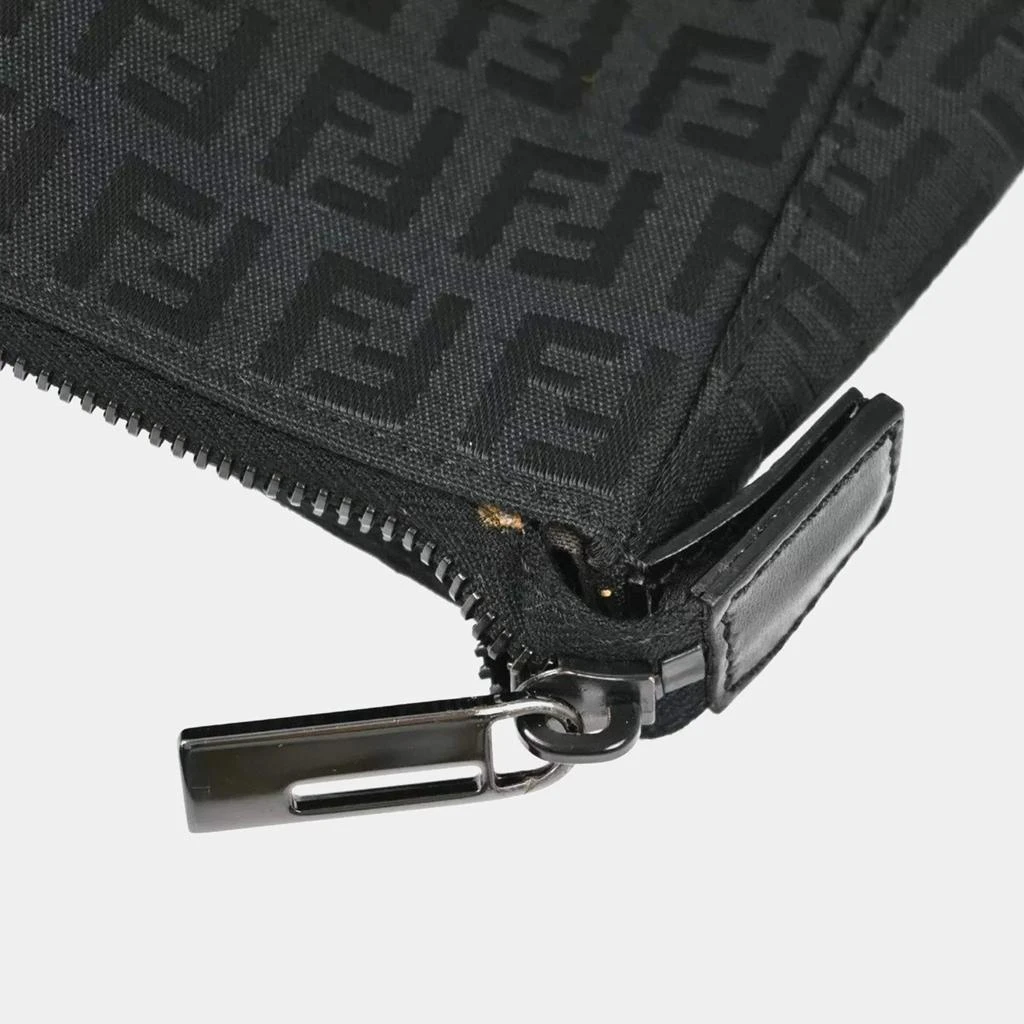Fendi Fendi Black Zucchino Canvas Tote Bag 9