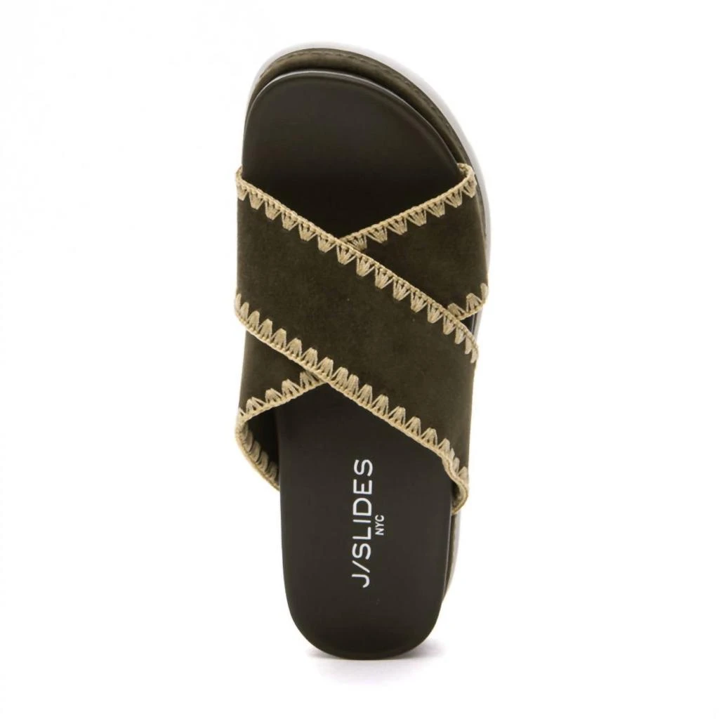 J/Slides J/Slides - Women's Boo Suede Sandal 5