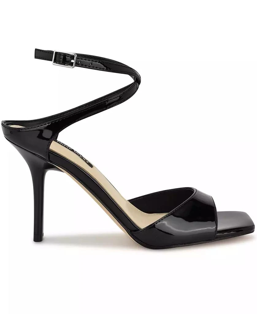 Nine West Women's Devans Strappy Square Toe Stiletto Sandals 2