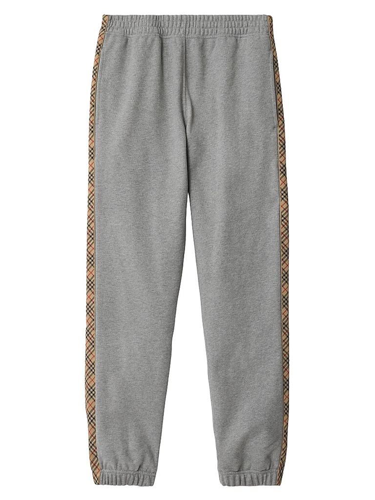 Burberry Sid Check Cotton Sweatpants