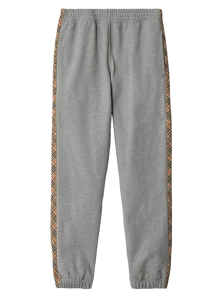 Burberry Sid Check Cotton Sweatpants 1