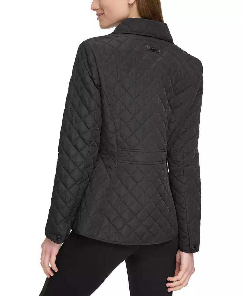 Calvin Klein Womens Collared Quilted Coat 2