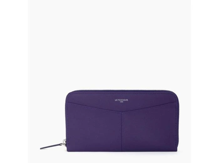 le tanneur Compagnon zippé à rabat Charlotte en cuir lisse 1