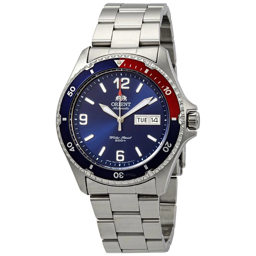Orient Star Open Box - Orient Mako II Automatic Blue Dial Pepsi Bezel Men's Watch FAA02009D9 1