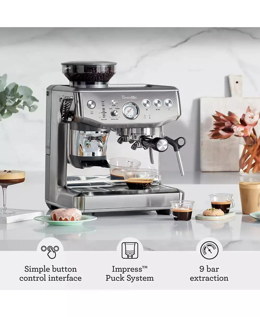 Breville Barista Express Impress Espresso Machine 9