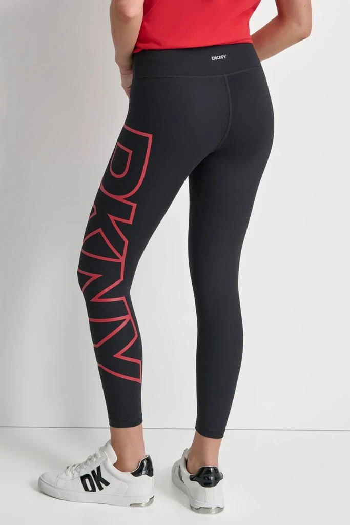DKNY HIGH WAIST 7/8 EXPLODED LOGO LEGGINGS 2