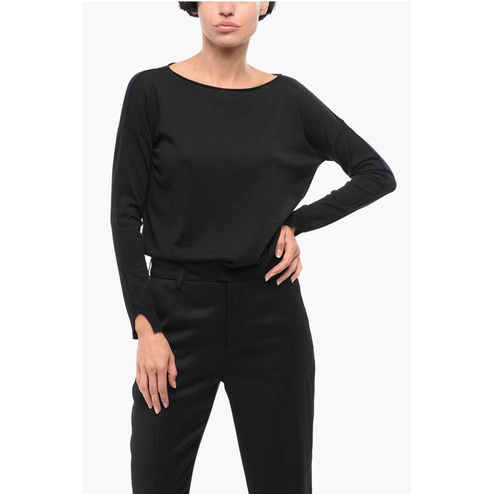 ROBERTO COLLINA Roberto Collina Solid Color Merino Wool Women's Sweater