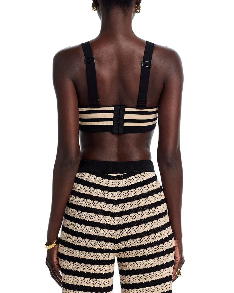 L'Agence Reverie Pointelle Knit Bra Top 3