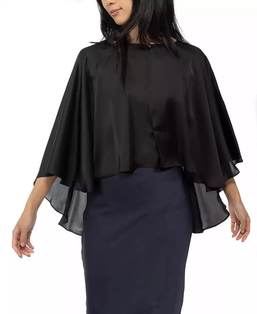 Giani Bernini Women's Satin Capelet Evening Wrap with Closure 8