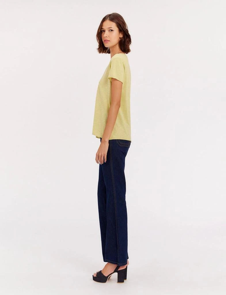 INES DE LA FRESSANGE PARIS Lemon V-neck tee shirt Katalina 4