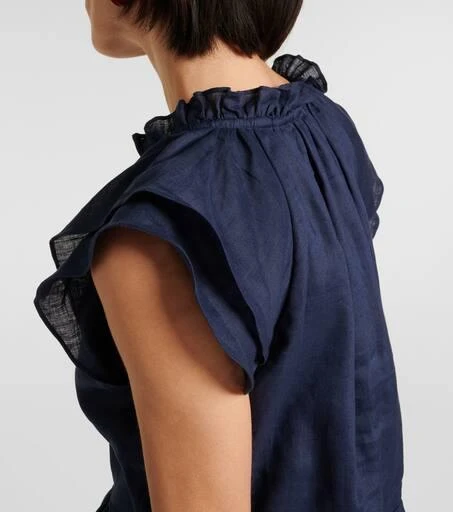 VERONICA BEARD Zee linen minidress 6