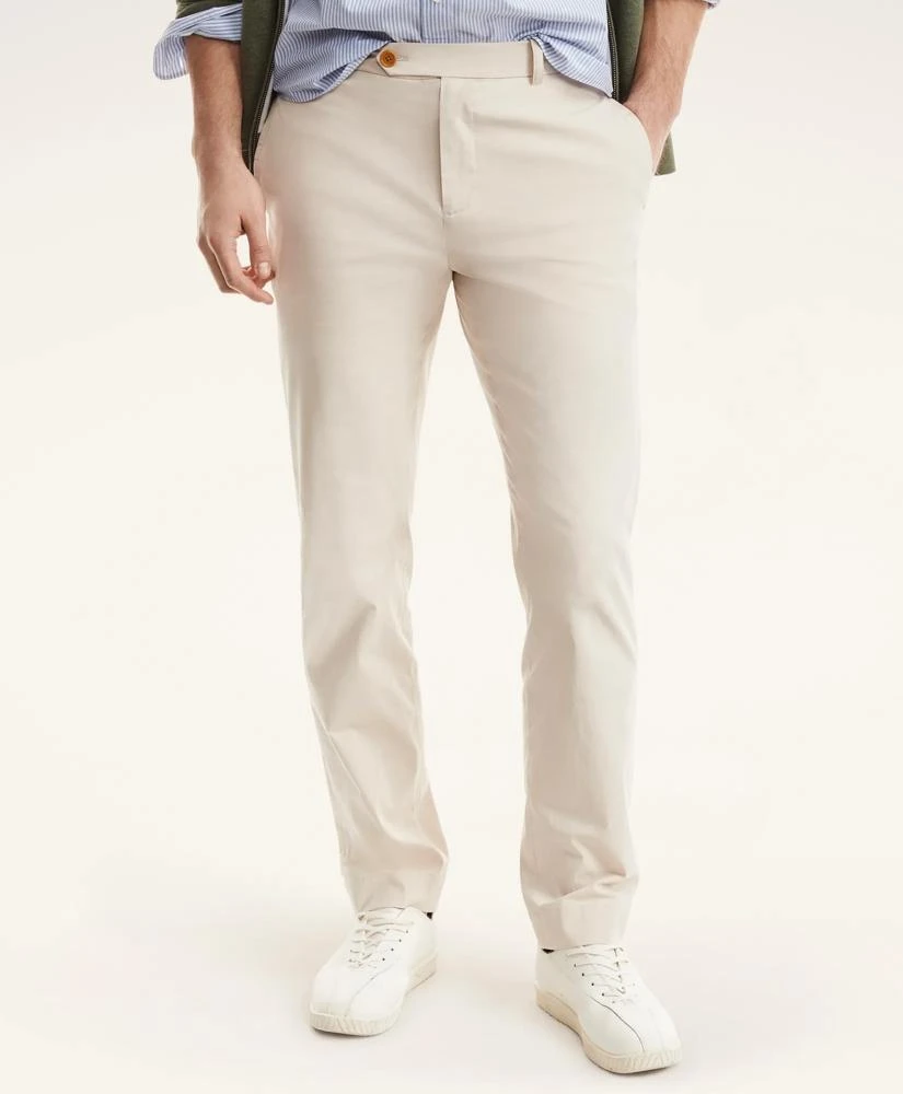 Brooks Brothers Milano Slim-Fit Stretch Supima® Cotton Washed Chino Pants 2
