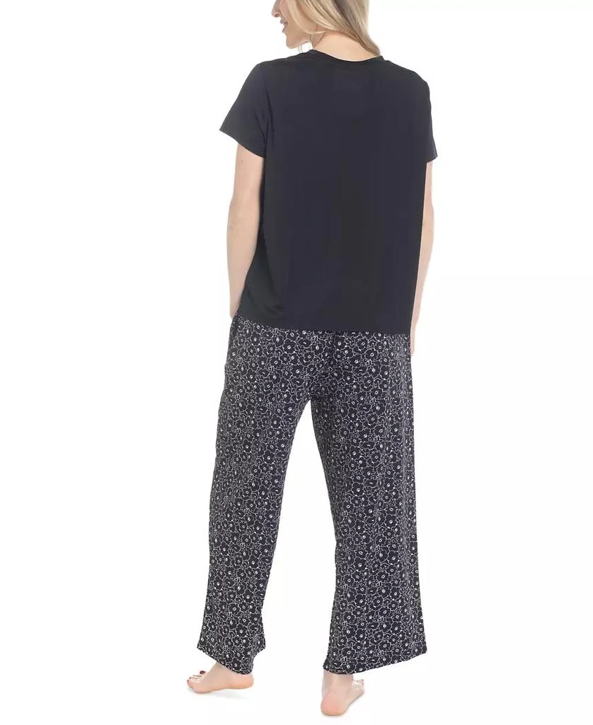 MUK LUKS Women's 2-Pc. Short-Sleeve Pajamas Set 2