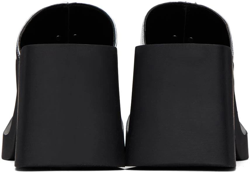 Justine Clenquet Silver Raya Mules 2
