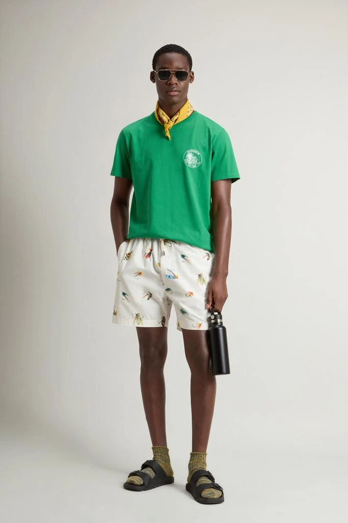 Woolrich Pure Cotton T-shirt - Men - Green 2