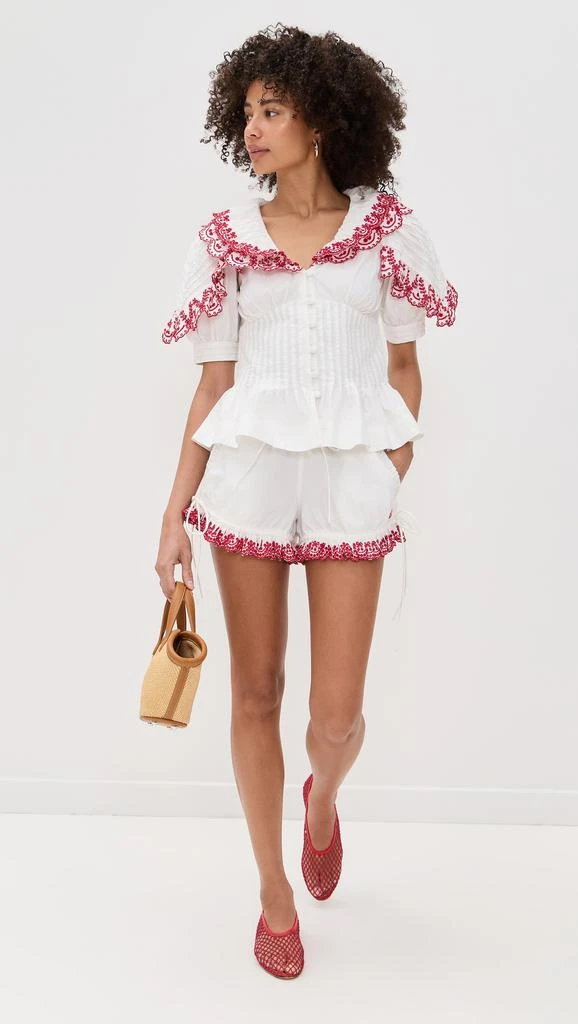 Damson Madder Jenna Bloomer Cherries Shorts 4