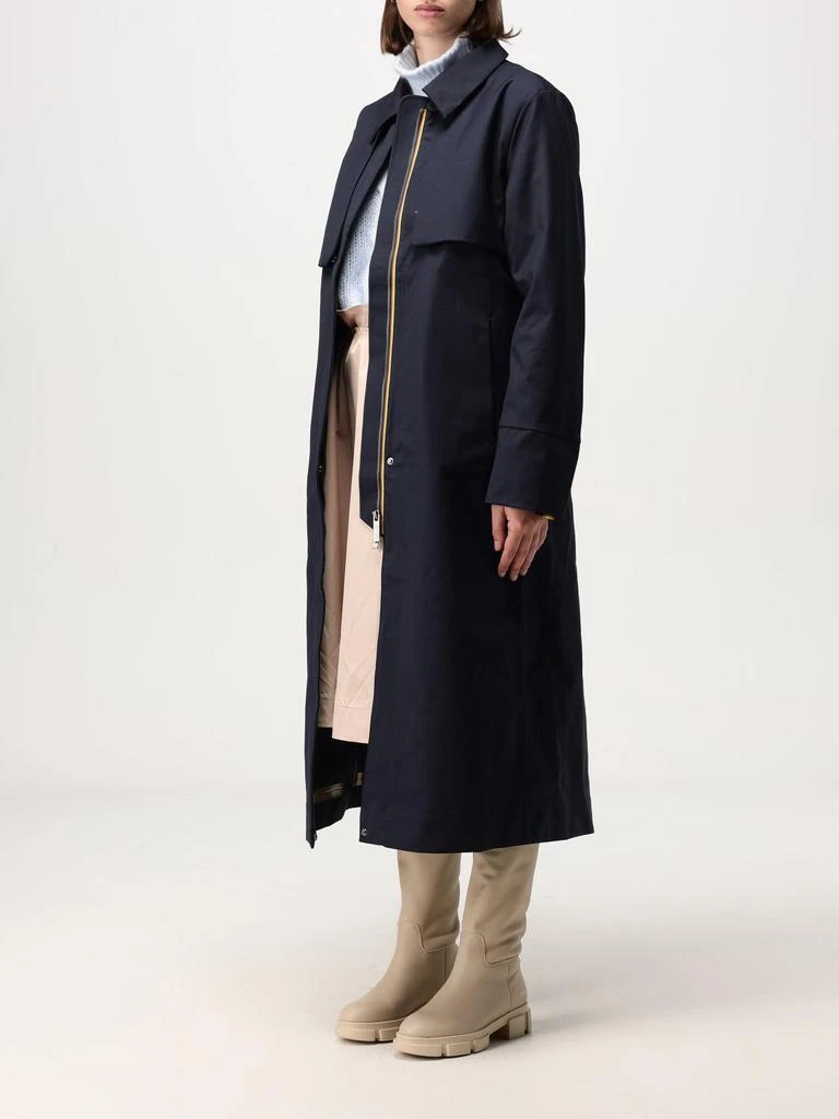 K-WAY K-way wool blend and technical fabric trench coat 3