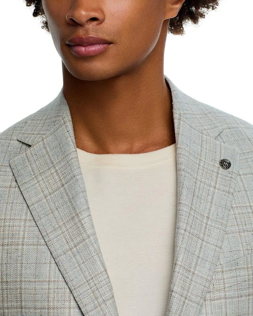 Jack Victor Silk & Wool Plaid Regular Fit Sport Coat 5