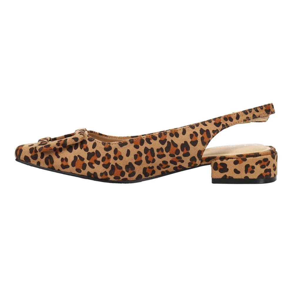 CL By Laundry Sweetie Leopard Slingback Flats 3