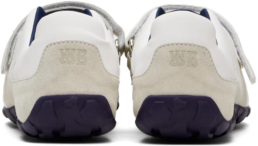 WALES BONNER White & Gray Jewel Sneakers 2