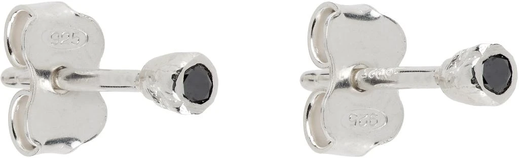 Pearls Before Swine Silver Mini Diamond Stud Earrings 2