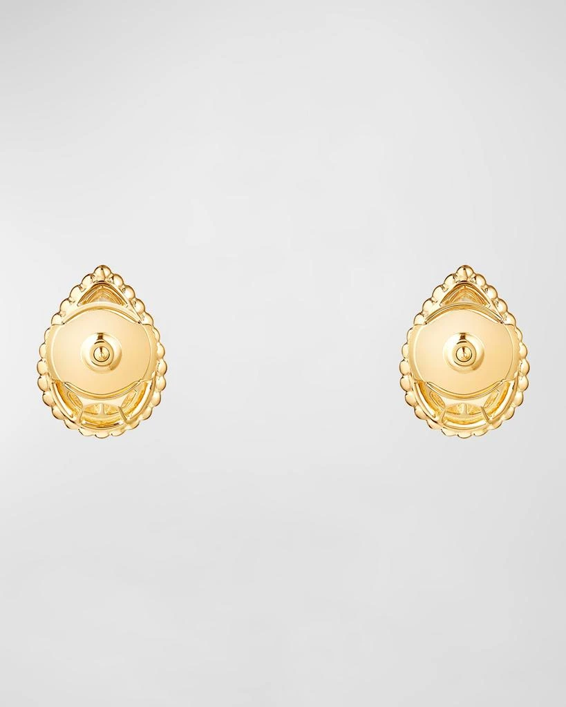 Boucheron Serpent Boheme 18K Yellow Gold Medium Diamond Stud Earrings 4
