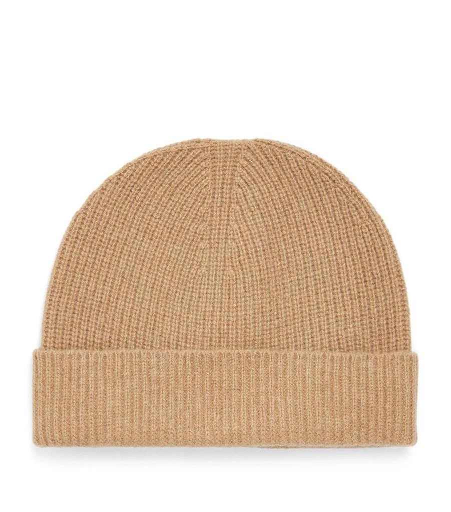 Sunspel Cashmere Ribbed Beanie 1